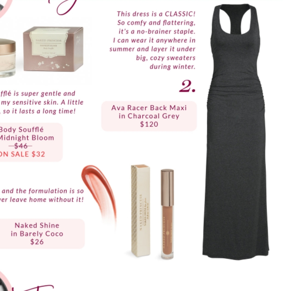Le Marché by NAKED PRINCESS Racerback Maxi Dress Ruched Scrunch Sexy Tank Small - Picture 2 of 5